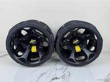 PowaKaddy Winter Wheels Pair - Hedgehog Grip Wheels Black - Excellent Condition