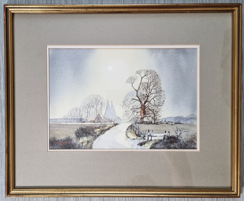 Geoffrey john hall watercolour - geoffrey,