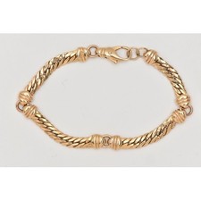 9CT GOLD FANCY CURB LINK