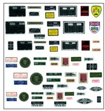 Decal set for 1/8 scale