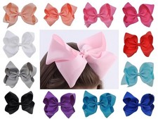 8 Inch Big Hair Bow Clips Pin