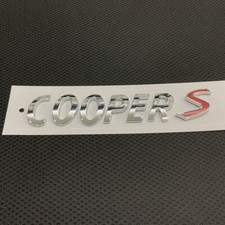 New Chrome Cooper S Emblem Badge Countryman Clubman Fits Mini Cooper