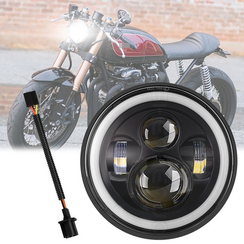 Black inch led headlight - 7",