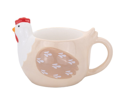 Chicken shaped mug 220ml - mug,