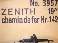 Zenith balance staff Chemin de