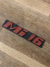 Peugeot 405 Mi16 Badge Rear Red Mi16v Genuine 205 Gti