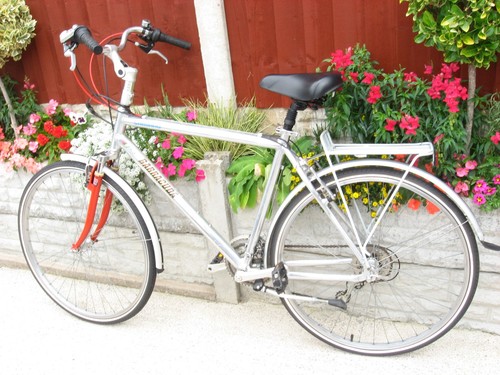 Mens aluminium hybrid - hybrid, mtb