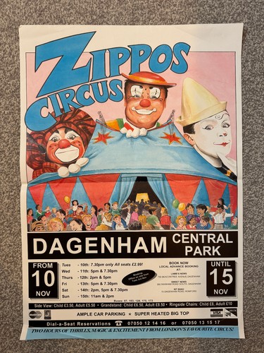 Zippo circus poster 1998 - circus,