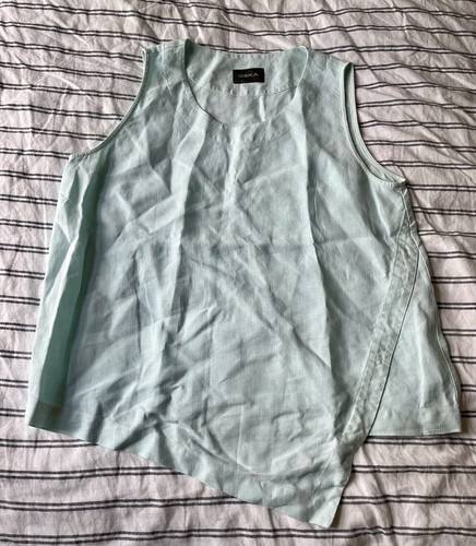 Oska aqua linen women - aqua, vest