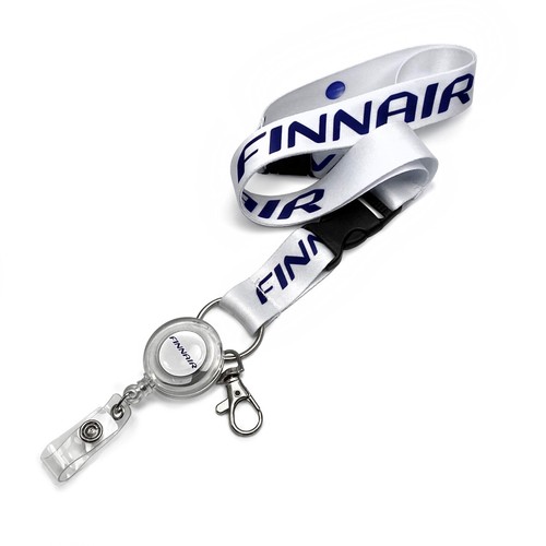 Finnair logo lanyard set - finnair,