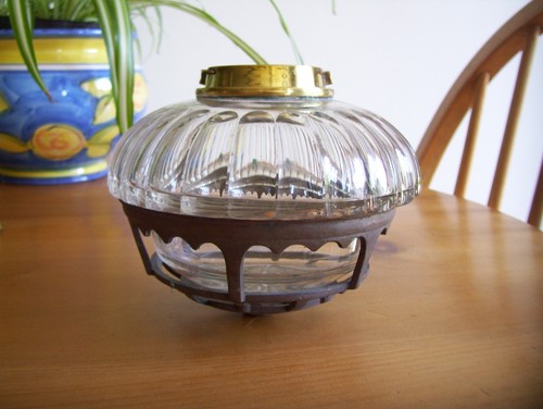 Victorian brass gothic - brass, oil