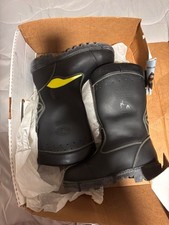 Jolly 9106-G1 Goretex Fireproof Safety Steel Toe Cap Boots Black Yellow Size 8
