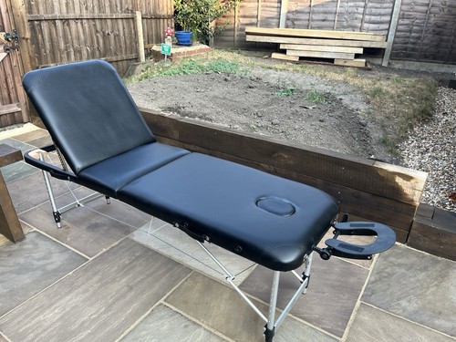 Massage table bed black - massage,