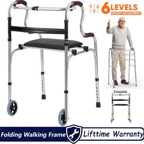 Folding walking frame - folding,