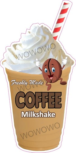 Ice cream van sticker - , coffee
