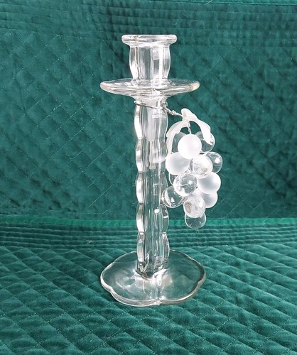 Vintage large clear glass - clear,