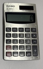 CASIO SL300VE Solar Wallet Calculator with 8-Digit Display (Silver)
