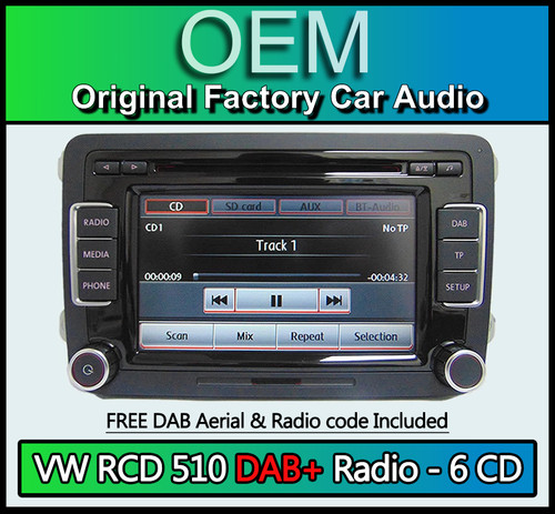 Passat rcd 510 dab - rcd, dab+