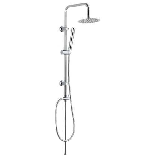 Chrome round rigid riser - chrome,