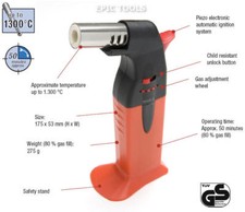 WELLER WT13EU Piezo Auto Ignition Electronic Butane Gas Soldering Torch Heat Gun
