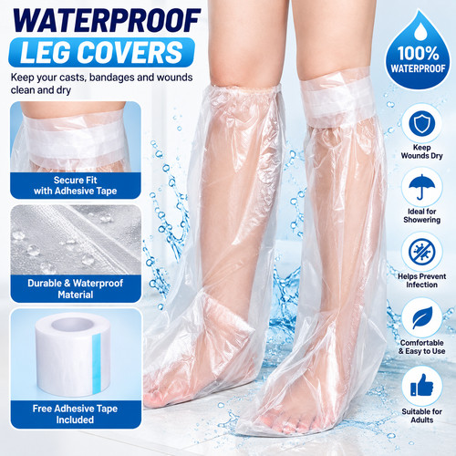 Waterproof half leg cast - half, &