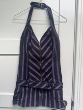 RARE Vintage Y2K Lip Service Psycho Circus Mini Dress, Purple, Size S,  2008