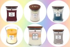 WOODWICK MEDIUM JARS - Choose from 10 Fragrances - Brand New - FREE POSTAGE