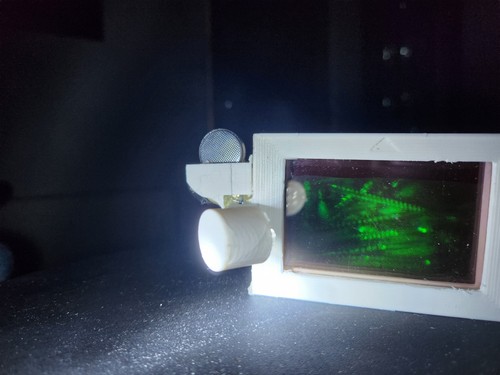 Self lit true hologram a - 3d,