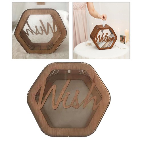 Wedding card box wooden guests - wedding,