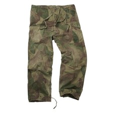 Army Trouser Original Belgian Vintage Rare WWII Combat Pants Brushstroke Camo