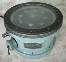 Vintage Ship’s Compass, Gyro Repeater, Royal Navy 6605-99-460-6521, Electronic