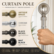 Extendable Metal Curtain Pole