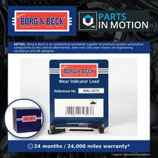 Brake Pad Wear Indicator Sensor BWL3076 Borg & Beck Warning Contact Wire Quality