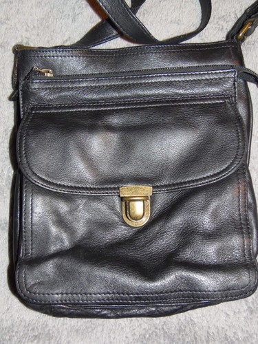 Genuine soft leather black - soft,