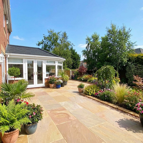Indian paving sandstone slabs - sandstone,
