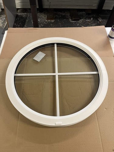 White round circle upvc - upvc, window