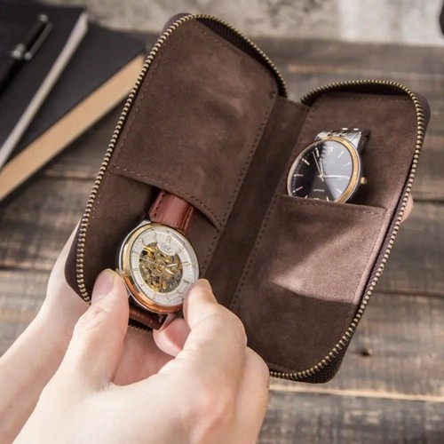 Watch display box - box, leather