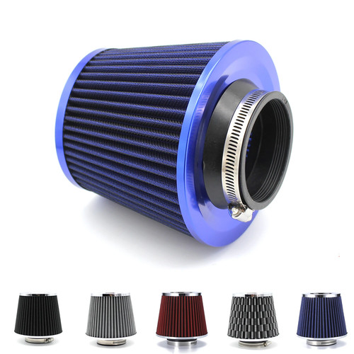 Cone air intake filter with - air,