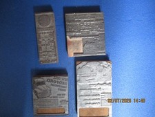 Bedford Lorry advertising print blocks