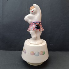 Royal Doulton The Snowman Bluebells of Scotland Musical Figurine Twirling 1988