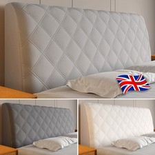 Luxury Thick Headboard Cover Soft Bed Head Back Decor Protector Slipcover 150CM