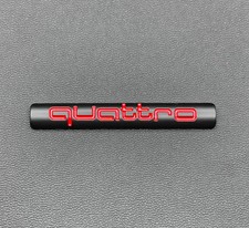 QUATTRO Matt Black Red Metal