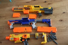 3 X NERF LARGE SOFT DART GUNS