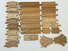 Wooden Train Track Set Of X26