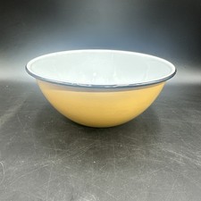 Vintage Yellow & White 8.5”X