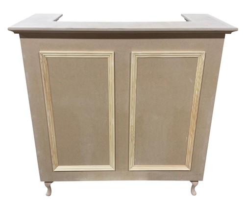 Unpainted mdf reception desk - unpainted,