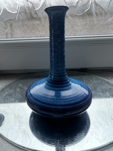 Studio pottery blue spiral - studio,