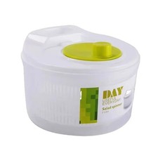 Salad Spinner Plastic Vegetable Large Veg Leaf Colander Dryer Drainer Bowl.