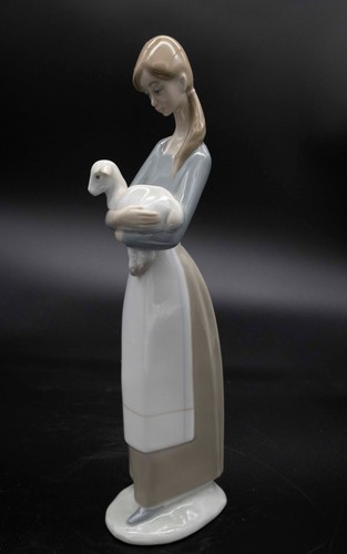 Lladro girl with - with, lamb