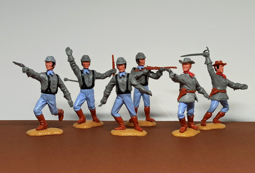 Timpo toys acw confederates - timpo, -acw